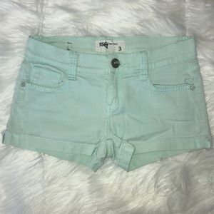 RSQ Mint Shorts